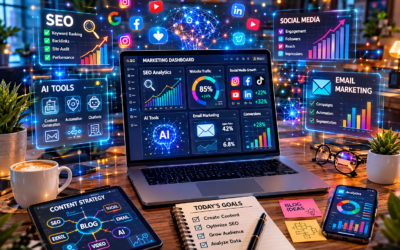 Best free marketing tools workspace setup