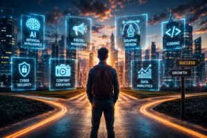 Skills that will make money in future with AI digital marketing and technology careers